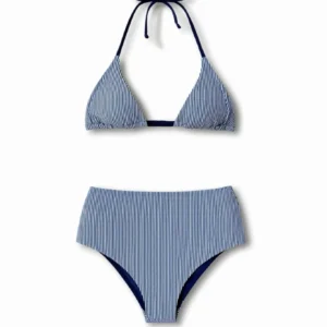 High-Waisted Bikini With High-Leg Cut & Cheeky Fit